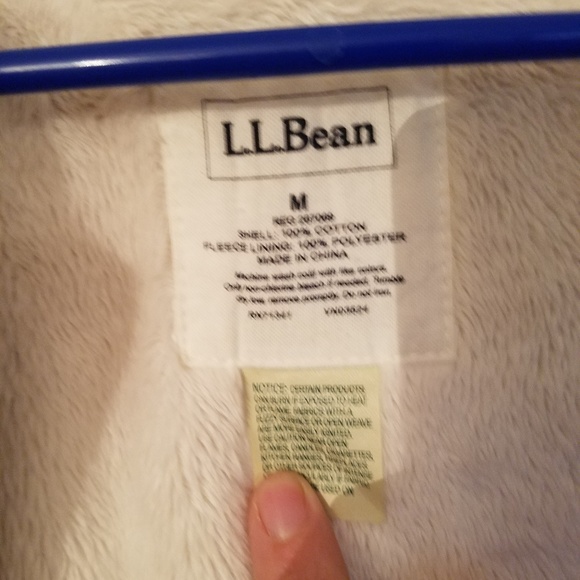 LLBean sherpa lined flannel shirt - Picture 2 of 10